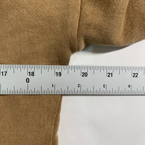 Anthropologie XS Pilcro Classic Shirt Jacket Womens Cropped 100% Cotton Tan - Picture 6 of 11